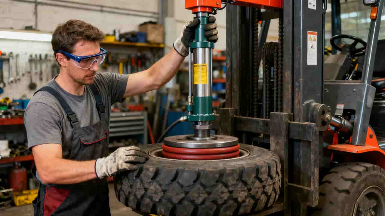 You should know when to replace foklift tires?