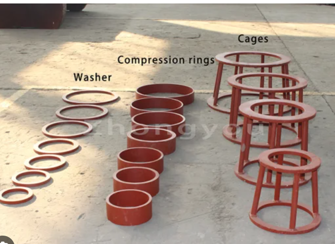 China Forklift Tire Press Rings